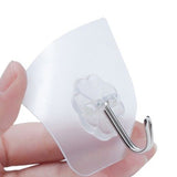 Wall Hooks Strong Transparent Suction Cup Sucker Hanger for Kitchen