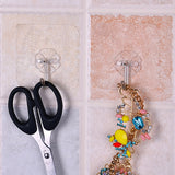 Wall Hooks Strong Transparent Suction Cup Sucker Hanger for Kitchen