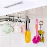 Kitchen Iron Storage Rack Multi-functional Cupboard Hanging Hook